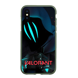 Чехол iPhone XS Max матовый VALORANT OMEN