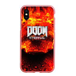 Чехол iPhone XS Max матовый Doom Eternal, цвет: 3D-баблгам