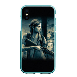 Чехол iPhone XS Max матовый THE LAST OF US спина Z