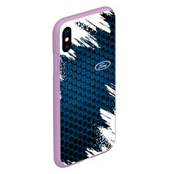 Чехол iPhone XS Max матовый FORD, цвет: 3D-сиреневый — фото 2