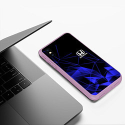 Чехол iPhone XS Max матовый HONDA, цвет: 3D-сиреневый — фото 2