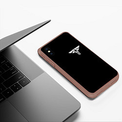 Чехол iPhone XS Max матовый ЛАСТ ОФ АС 2 ЦИКАДЫ, цвет: 3D-коричневый — фото 2