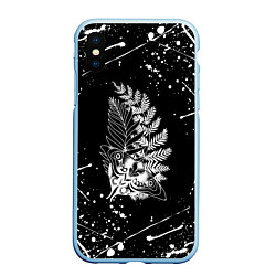 Чехол iPhone XS Max матовый THE LAST OF US ТАТУИРОВКА ЭЛЛИ, цвет: 3D-голубой
