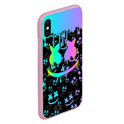 Чехол iPhone XS Max матовый MARSHMELLO, цвет: 3D-розовый — фото 2