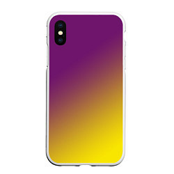 Чехол iPhone XS Max матовый ГРАДИЕНТ