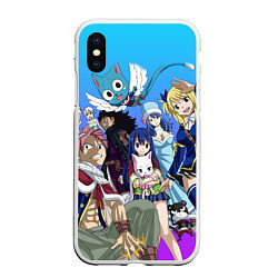 Чехол iPhone XS Max матовый FAIRY TAIL ХВОСТ ФЕИ