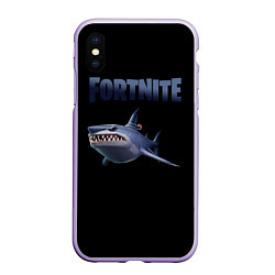 Чехол iPhone XS Max матовый Loot Shark Fortnite