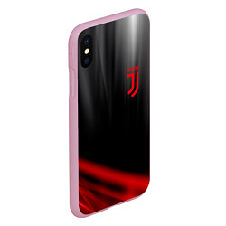 Чехол iPhone XS Max матовый JUVENTUS, цвет: 3D-розовый — фото 2