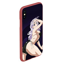 Чехол iPhone XS Max матовый FAIRY TAIL ХВОСТ ФЕИ, цвет: 3D-красный — фото 2