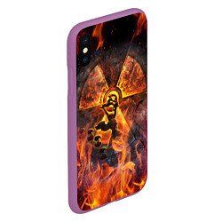 Чехол iPhone XS Max матовый S T A L K E R 2, цвет: 3D-фиолетовый — фото 2