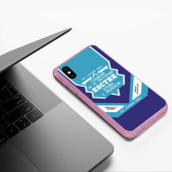 Чехол iPhone XS Max матовый Костик - банка сгущенки, цвет: 3D-розовый — фото 2