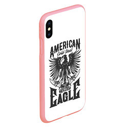 Чехол iPhone XS Max матовый Американский орел Z, цвет: 3D-баблгам — фото 2