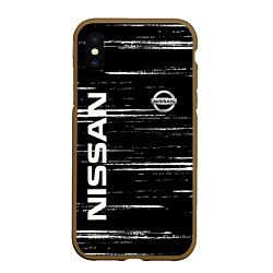 Чехол iPhone XS Max матовый NISSAN