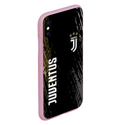 Чехол iPhone XS Max матовый JUVENTUS, цвет: 3D-розовый — фото 2