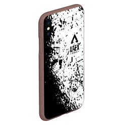Чехол iPhone XS Max матовый Apex Legends, цвет: 3D-коричневый — фото 2