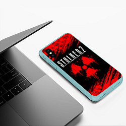 Чехол iPhone XS Max матовый STALKER 2 СТАЛКЕР 2, цвет: 3D-мятный — фото 2