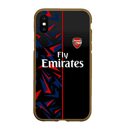 Чехол iPhone XS Max матовый ARSENAL UNIFORM 2020, цвет: 3D-коричневый