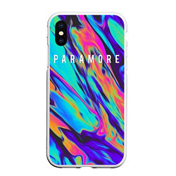 Чехол iPhone XS Max матовый PARAMORE