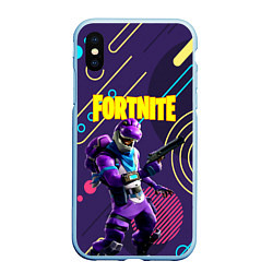 Чехол iPhone XS Max матовый FORTNITE