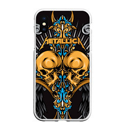 Чехол iPhone XS Max матовый Metallica