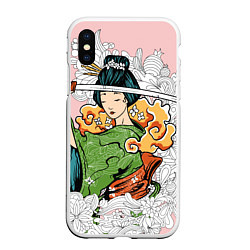 Чехол iPhone XS Max матовый Geisha 22