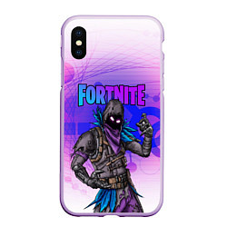 Чехол iPhone XS Max матовый FORTNITE CROW