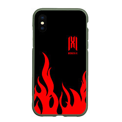 Чехол iPhone XS Max матовый Monsta X