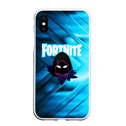 Чехол iPhone XS Max матовый FORTNITE CROW