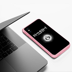 Чехол iPhone XS Max матовый Death Note, цвет: 3D-баблгам — фото 2