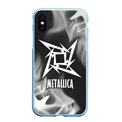 Чехол iPhone XS Max матовый METALLICA МЕТАЛЛИКА