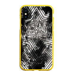 Чехол iPhone XS Max матовый BMTH OBEY, цвет: 3D-желтый