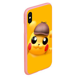 Чехол iPhone XS Max матовый Pikachu Pika Pika, цвет: 3D-баблгам — фото 2