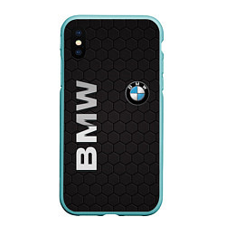 Чехол iPhone XS Max матовый BMW, цвет: 3D-мятный