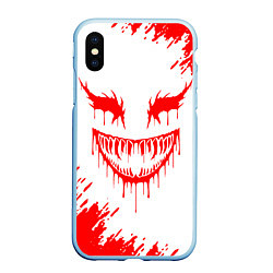 Чехол iPhone XS Max матовый GHOSTEMANE, цвет: 3D-голубой