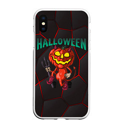 Чехол iPhone XS Max матовый Halloween