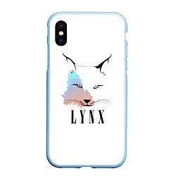 Чехол iPhone XS Max матовый Рысь