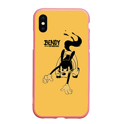 Чехол iPhone XS Max матовый Bendy And The Ink Machine, цвет: 3D-баблгам