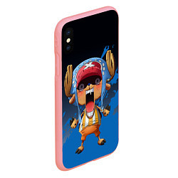 Чехол iPhone XS Max матовый One Piece Тони Чоппер, цвет: 3D-баблгам — фото 2