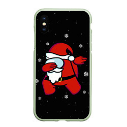 Чехол iPhone XS Max матовый Santa Claus Among Us