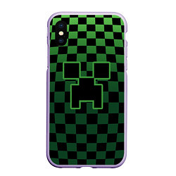 Чехол iPhone XS Max матовый Minecraft