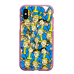 Чехол iPhone XS Max матовый FALLOUT