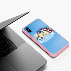 Чехол iPhone XS Max матовый Genshin Impact, цвет: 3D-баблгам — фото 2