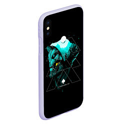 Чехол iPhone XS Max матовый DESTINY, цвет: 3D-светло-сиреневый — фото 2