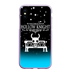 Чехол iPhone XS Max матовый HOLLOW KNIGHT, цвет: 3D-светло-сиреневый