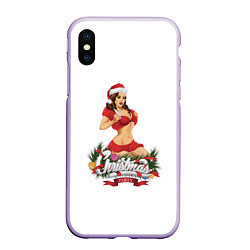 Чехол iPhone XS Max матовый Christmas Party