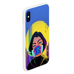 Чехол iPhone XS Max матовый AntiCorona, цвет: 3D-белый — фото 2