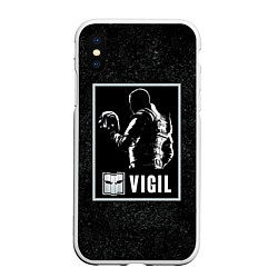 Чехол iPhone XS Max матовый Vigil