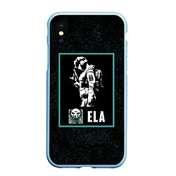 Чехол iPhone XS Max матовый Ela