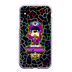 Чехол iPhone XS Max матовый Brawl StarsColonel Ruffs