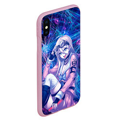 Чехол iPhone XS Max матовый Danganronpa, цвет: 3D-розовый — фото 2